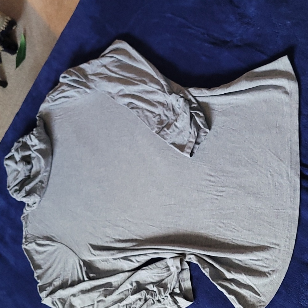 Norm Thompson Gray Women's Jersey Tunic Top XL